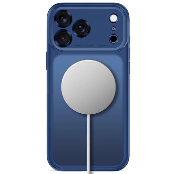 Tech-Protect Mobilskal För iPhone 18 Pro/17 Pro Magsafe Magpeak - Matte Mörkblå