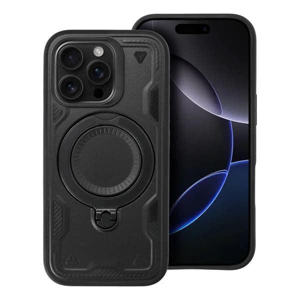 Telefontaske til iPhone 16 Frost Armor - Sort