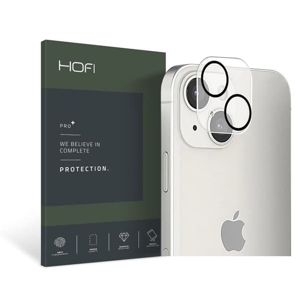 Hofi Pro+hærdet glas kameralinsedæksel til iPhone 13/13 Mini - Klar