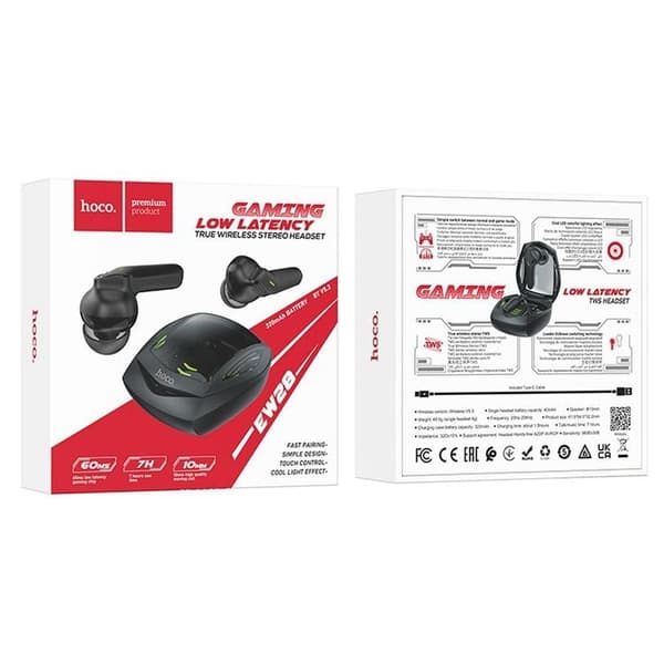 Hoco Kuulokkeet Bluetooth TWS EW28 Magic Gaming - Musta
