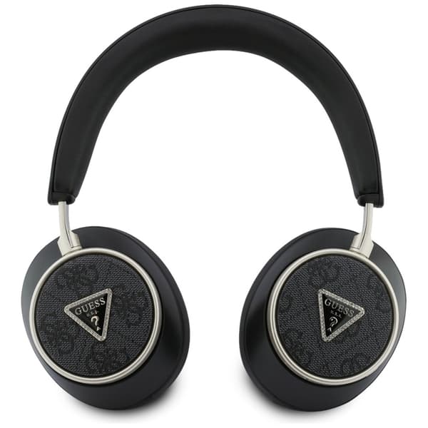 Guess Over-Ear Kuulokkeet ENC Bluetooth 4G Triangle Logo - Musta