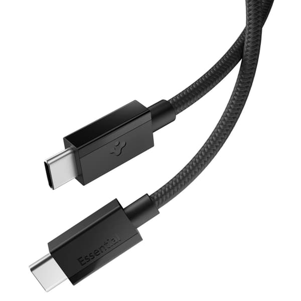 Spigen USB-C til USB-C Kabel EB6015CC Essential 1.5m 60W - Sort