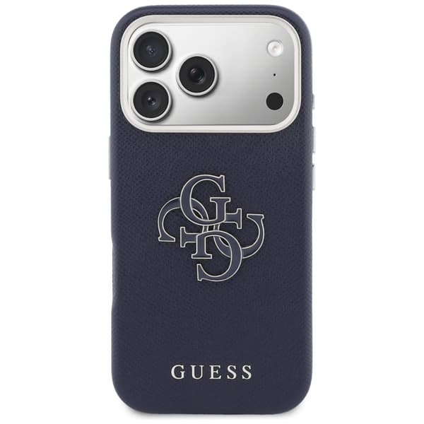 Guess Mobilskal iPhone 17 Pro Max FW Resin Logo - Blå