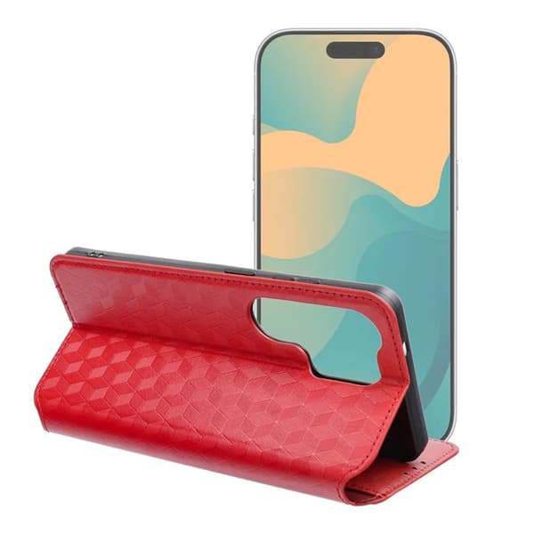 Pungcover til Galaxy S26 Plus Cubic - Rød
