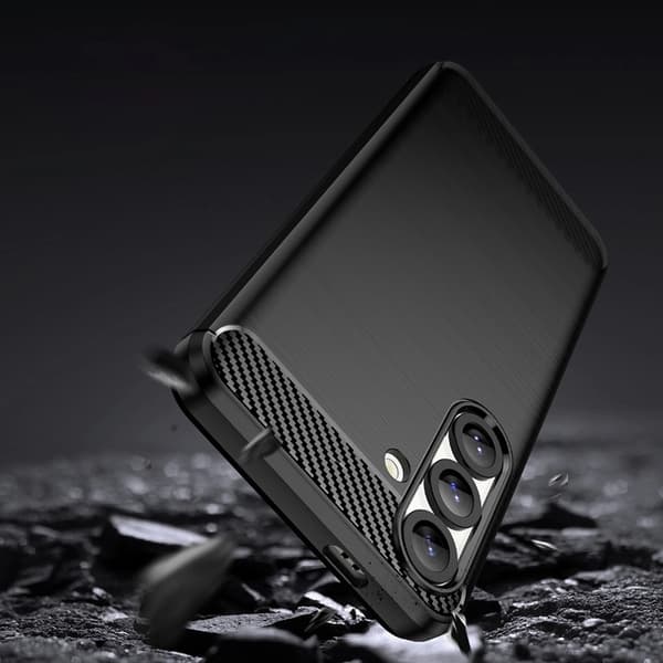 Google Pixel 10 Pro XL Carbon Silikoni - Musta