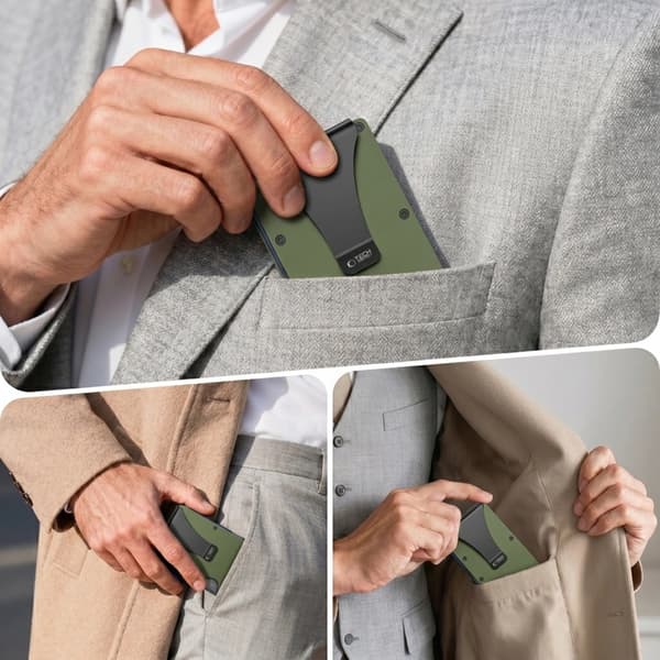 Tech-Protect Korthållare Thorn RFID - Militärgrön
