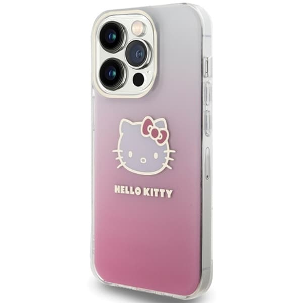 Hello Kitty Mobilskal till iPhone 13 Pro Kitty Head - Rosa