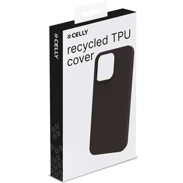 Celly Telefontaske til iPhone 15 Pro Planet Soft TPU - Sort