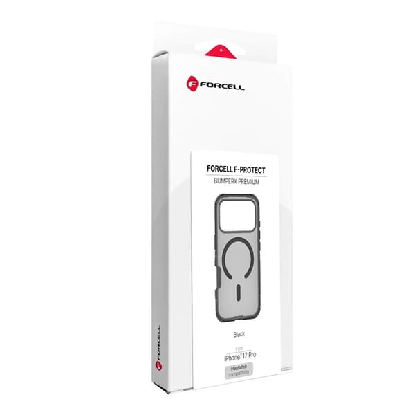 Forcell Mobilskal Magsafe För iPhone 17 Pro Max BumperX - Svart