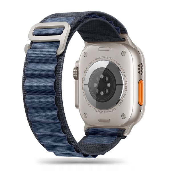 Tech-Protect Armband För Apple Watch (44/45/46/49mm) Nylon Pro - Marinblå