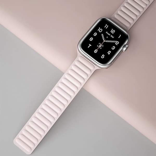 Apple Watch 7/8 (45mm) ranneke Magnetic Strap - Punainen