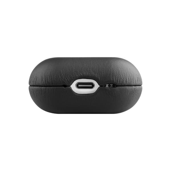 FIXED Ægte læderetui til Airpods 4/4 ANC Sort