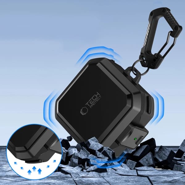 Tech-Protect Cover Til Galaxy Buds 4/4 Pro Magsafe Carbonox - Sort