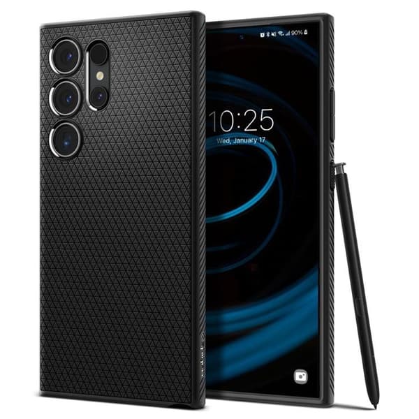 Spigen telefontaske til Galaxy S24 Ultra Liquid Air - Sort