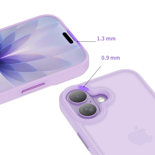 Tech-Protect Telefontaske til iPhone 17 Magmat - Mat Lavendel