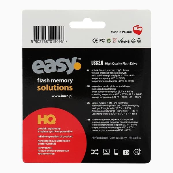 Imro bærbar hukommelse Pendrive Easu (Eco) 64 GB