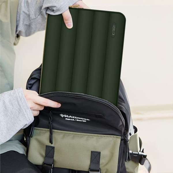 Tech-Protect Laptop 15-16" Datorfodral Puffy - Army Grön