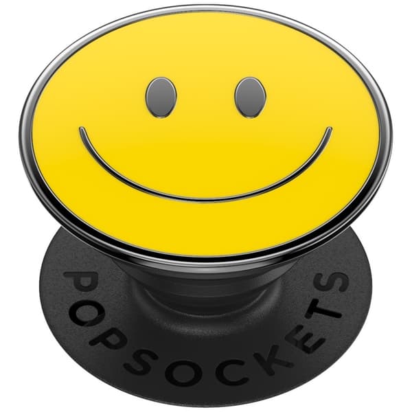 PopSockets PopTop Combo Enamel Be Happy Mobilgrip och stativ