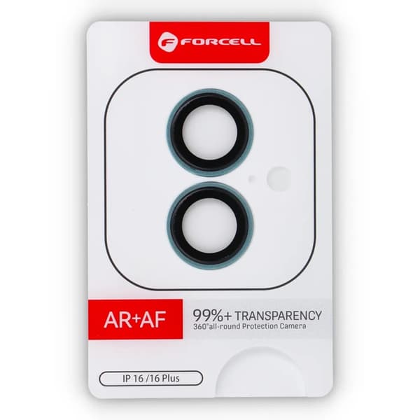 Forcell iPhone 16 /16 Plus Härdat Glas Kameraskydd Premium