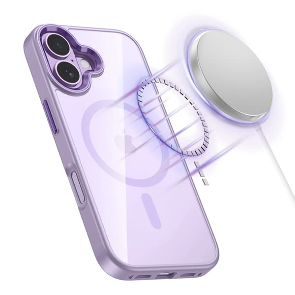 Tech-Protect Mobilskal till iPhone 17 Magsafe Magmat - Lavender/Clear