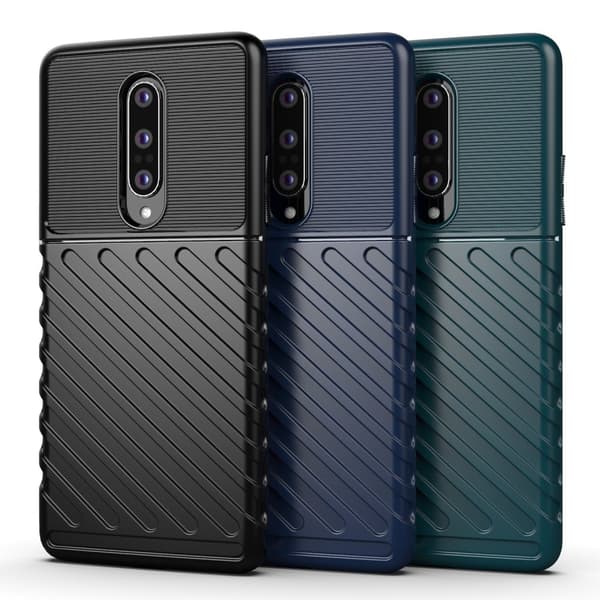 Thunder Twill Texture Skal OnePlus 8 - Svart
