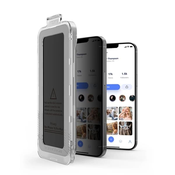 Tech-Protect [2-Pack] iPhone 15/16 Härdat Glas Skärmskydd Privacy