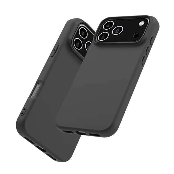 BOOM Telefontaske til iPhone 17 Pro Soft Matte Back TPU - Sort