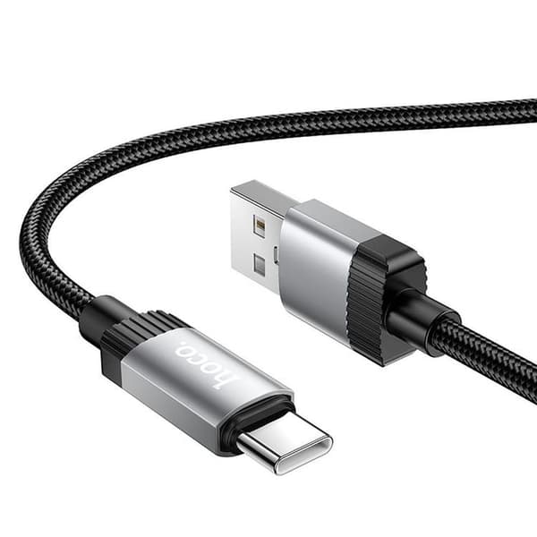 HOCO USB-A til USB-C Kabel 3A 1m X117 - Sort