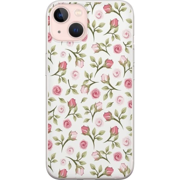 Taske til Apple iPhone 13 med blomster