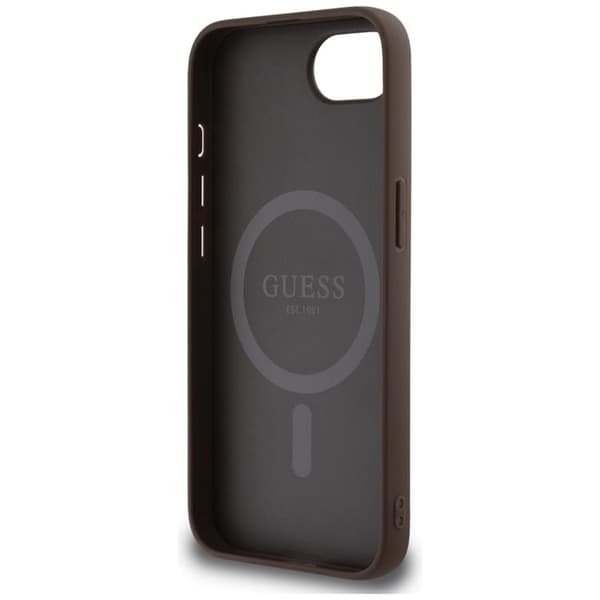 Guess telefonetui til iPhone 16e MagSafe 4G Ring Classic Logo