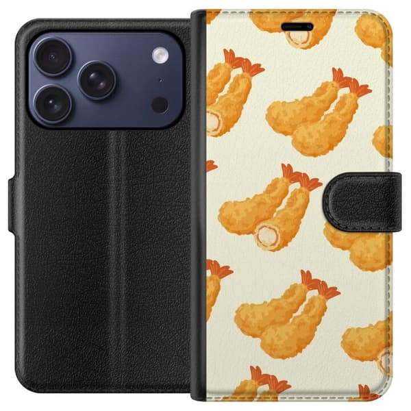 Plånboksfodral till Apple iPhone 17 Pro med Räkor