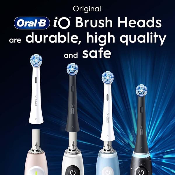 Oral B Harjaspää iO Ultimate Clean 6 kpl - Musta