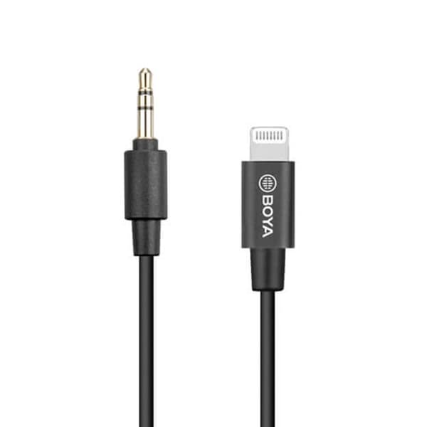 BOYA Mikrofonadapter Lightning - 3.5 mm BY-K1 TRS - Han - Han TRS