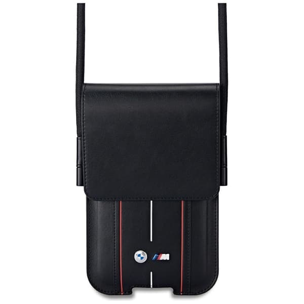 BMW Universal Mobiltelefon Taske Røde Striber - Sort