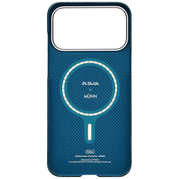 PITAKA Mobilskal För iPhone 17 Pro Max Magsafe Flora in Grid Edge - Forest Dawn