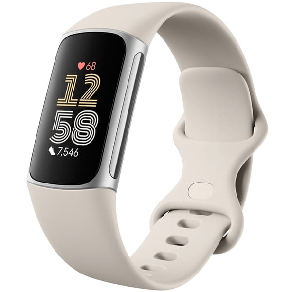 FITBIT Charge 6 Sølv Aluminiumskasse