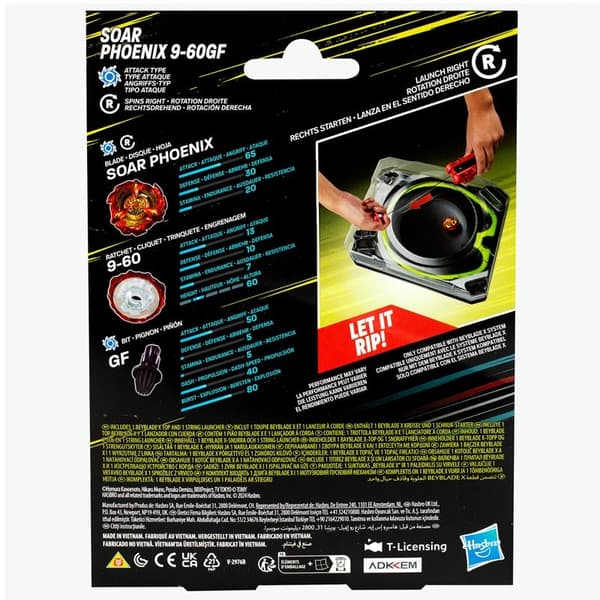 BEYBLADE BBX Deluxe Launcher & Top Soar Phoenix Set