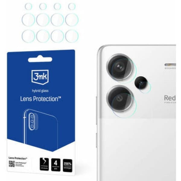 3MK Xiaomi Redmi Note 13 Pro Plus Kameran linssuojus - Läpinäkyvä