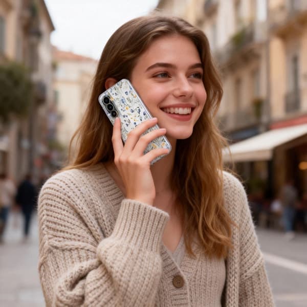 Tech-Protect Mobilskal För Galaxy A57 5G Flexair - Spring Flowers