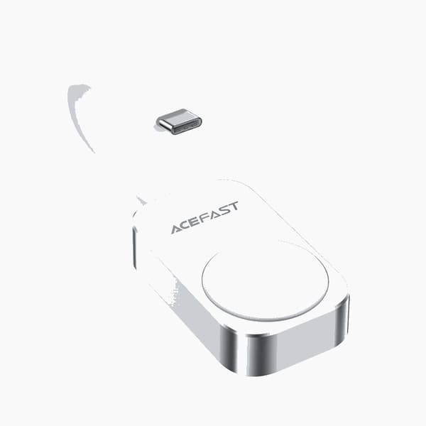 Acefast E21 5W trådløs oplader til Apple Watch - sølv