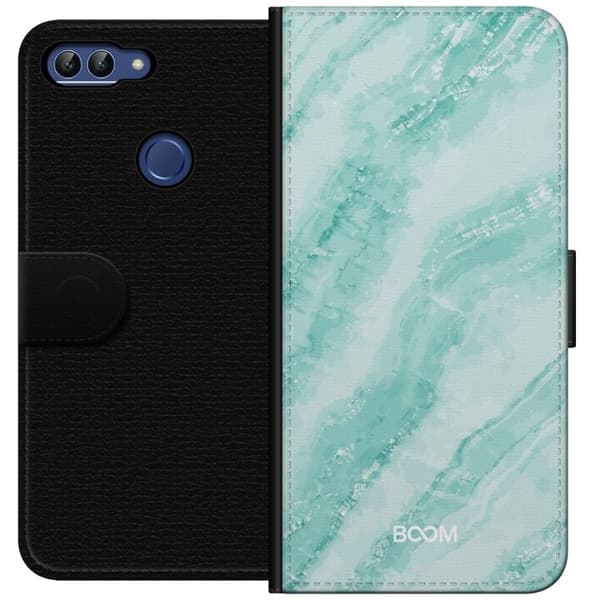 Plånboksfodral till Huawei P smart med Mint Marble