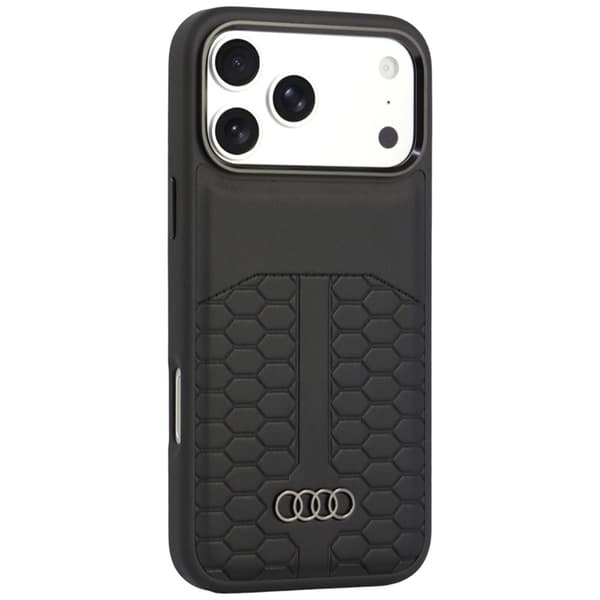 Audi Mobilcover Til iPhone 18 Pro Max/17 Pro Max Magsafe Læder - Sort
