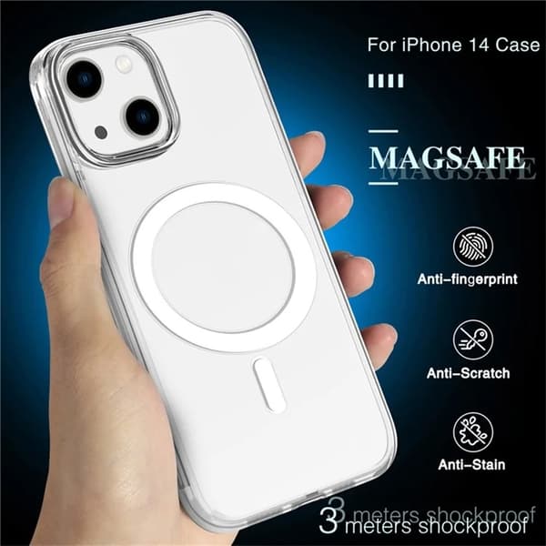 Mobilskal till iPhone 14 Pro MagSafe - Transparent