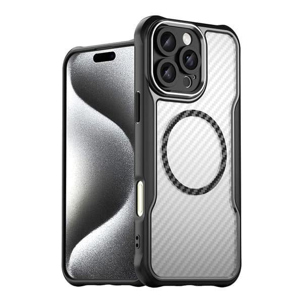 Telefontaske til iPhone 16 Pro MagSafe Silicone Leading - Sort