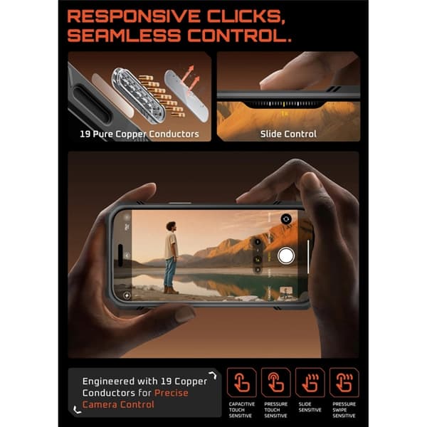 Supcase Mobilskal till iPhone 17 Pro Magsafe Kickstand UB Grip - Grön
