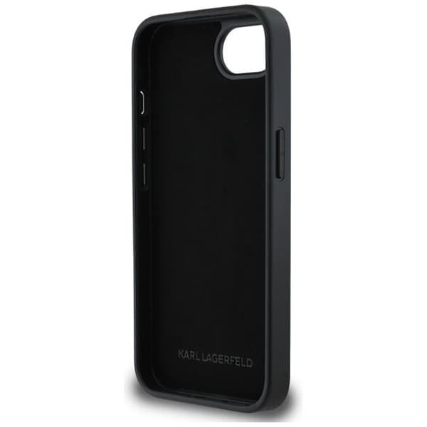 Karl Lagerfeld telefontaske til iPhone 16e Monogram Karl hovedstift