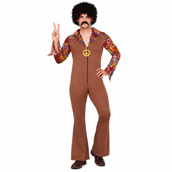 70'er Hippie Kostume Peace