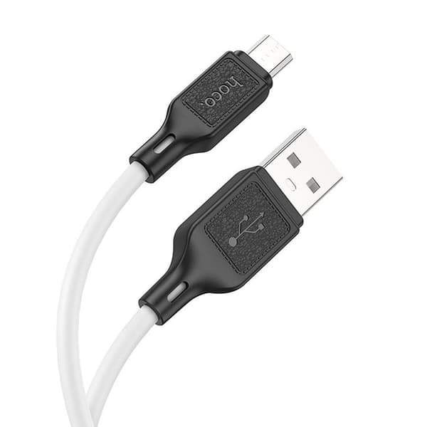 HOCO USB-A - Mikro-USB Kabel 1m 2.4A X90 - Hvid