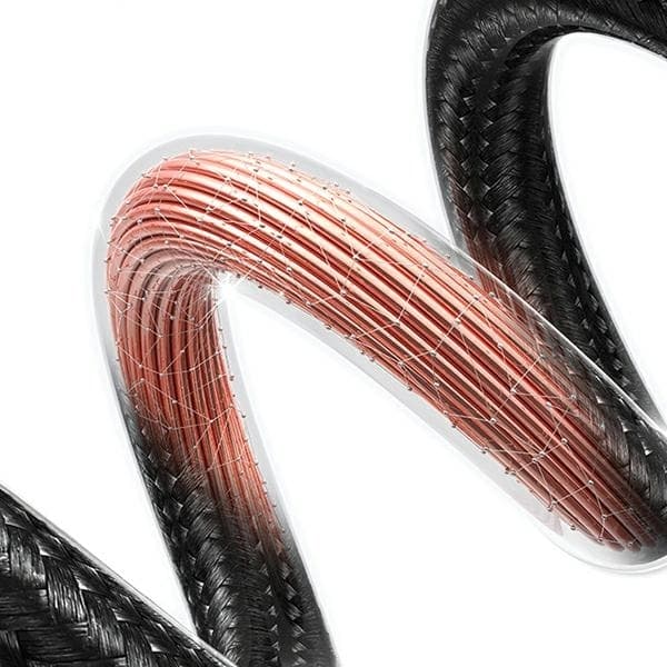 USAMS Kabel USB-microUSB 2A 1.2m stål SJ668USB01