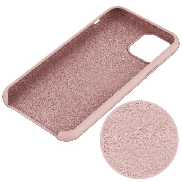 Sign iPhone 12 mini Etui Flydende Silikone - Lyserød